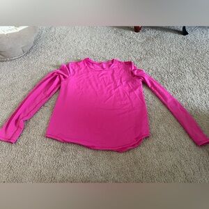 Size 8 hot pink lululemon top
